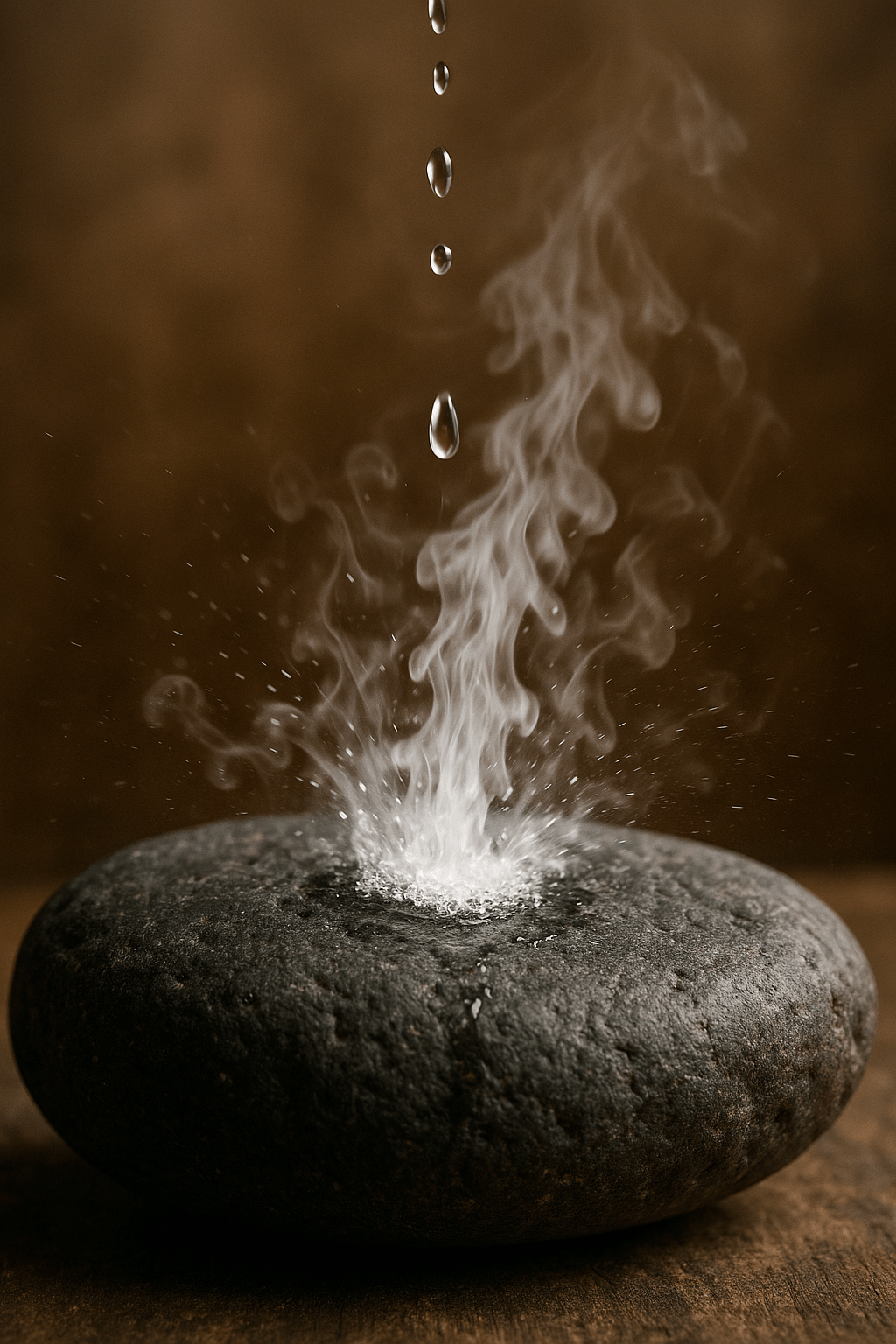 Stone Proverbs No.5 : A drop on a hot stone - Japanstones.shop
