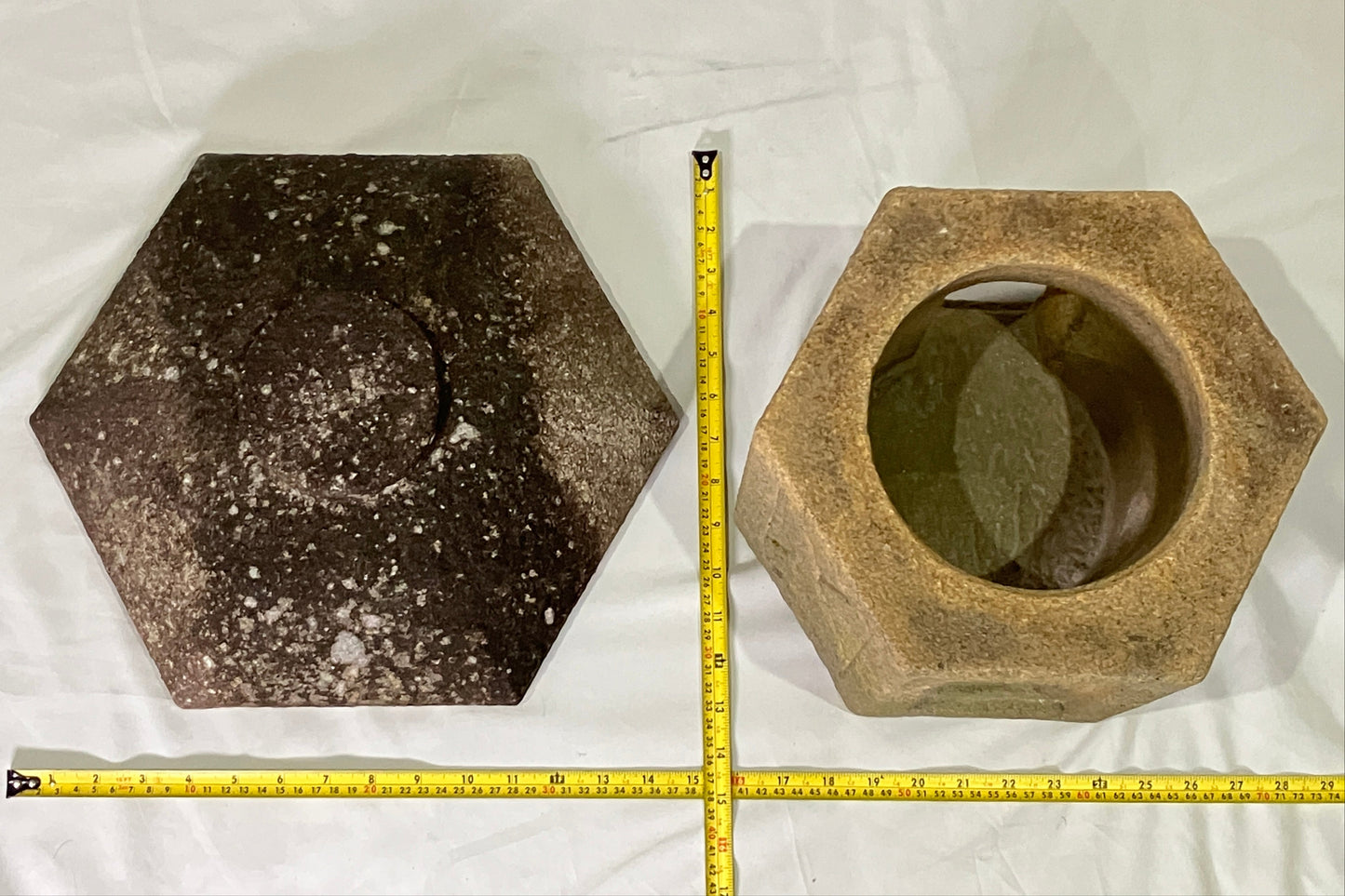 Zen Brown Stone Lantern Sunshouan Tourou Medium Granite Japanese Garden Statue