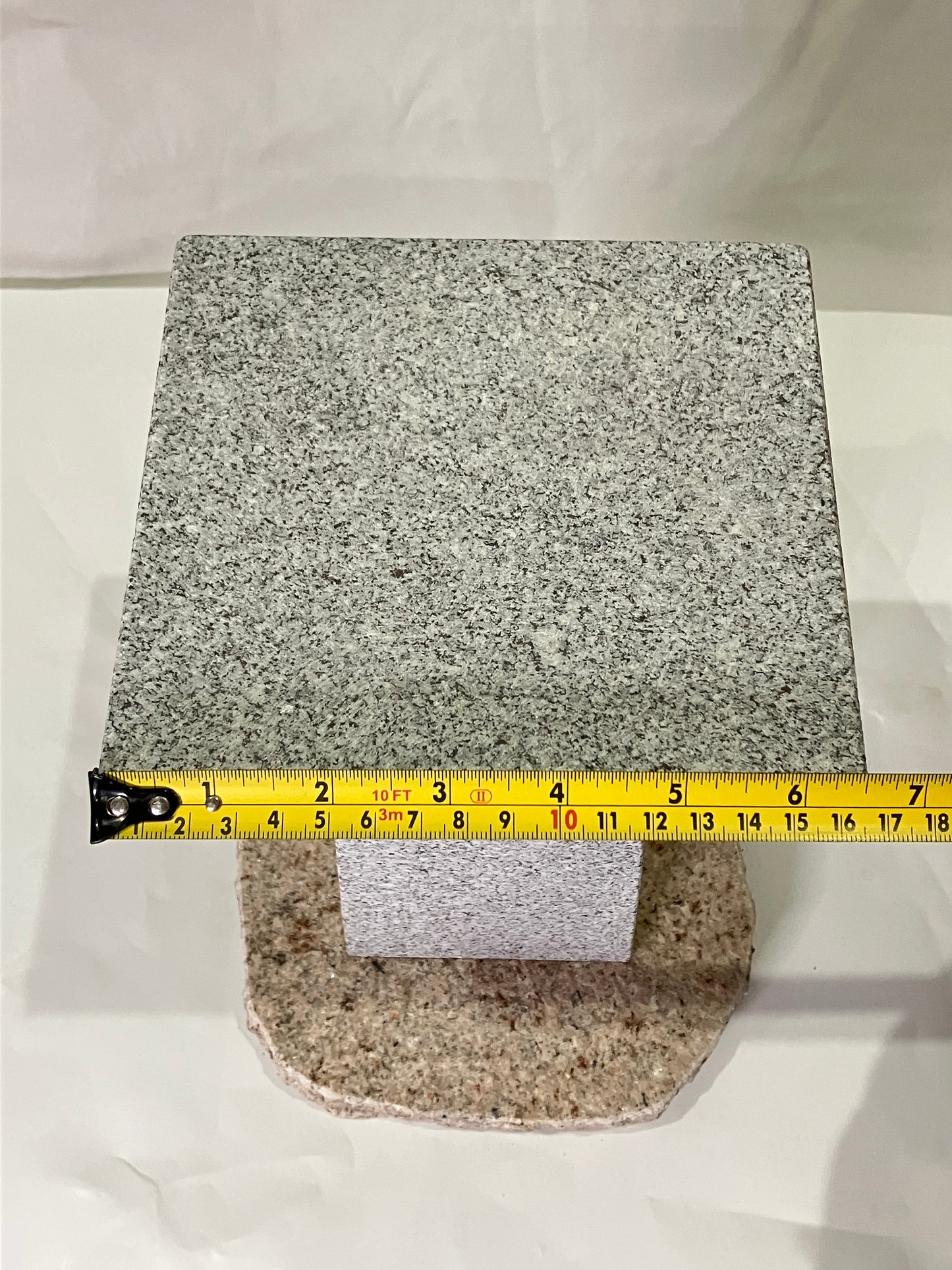 Zen Granite Gray Oribe Stone Lantern Tourou Japan Garden Statue 19.5 inch