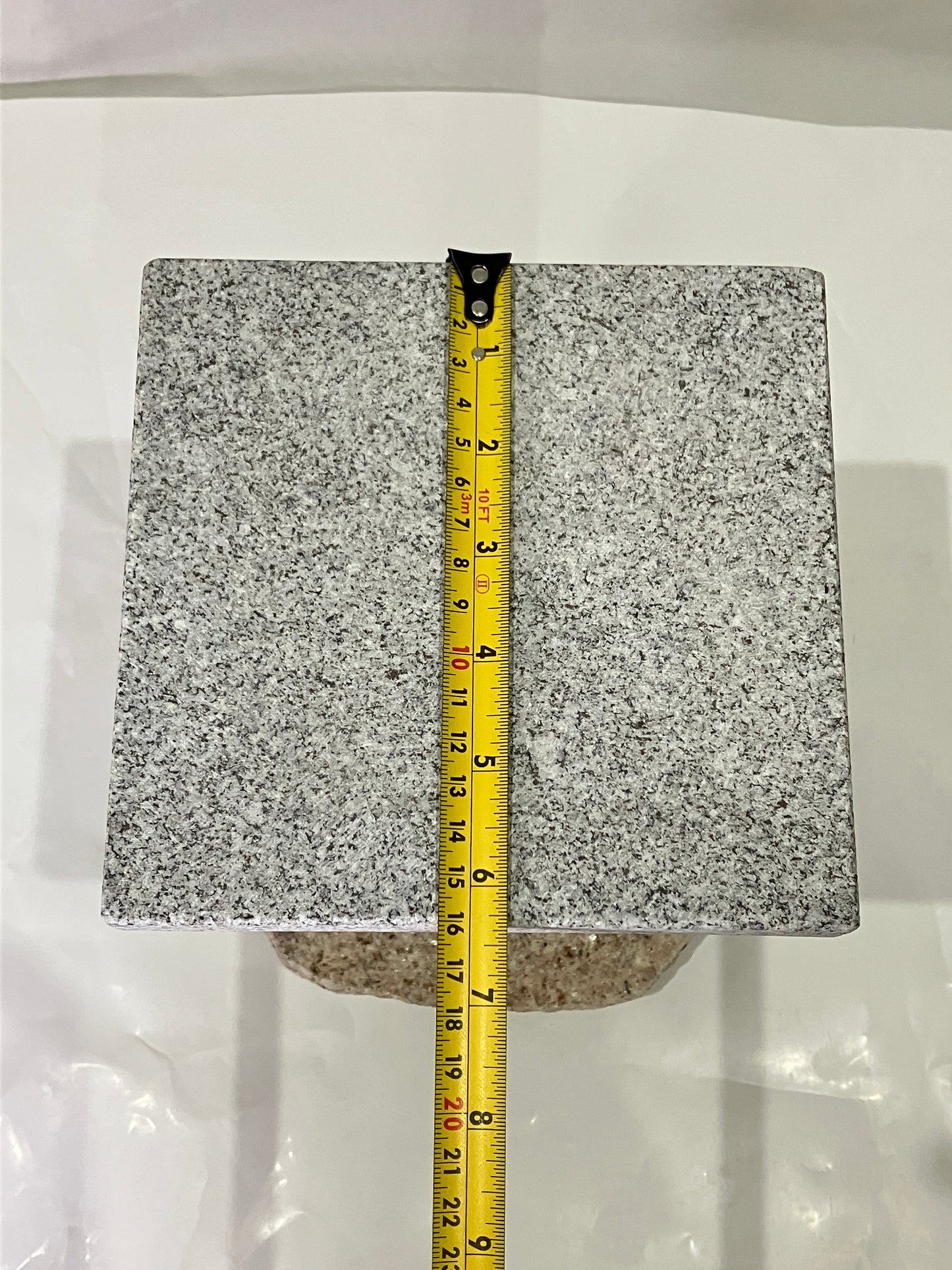 Zen Granite Gray Oribe Stone Lantern Tourou Japan Garden Statue 19.5 inch
