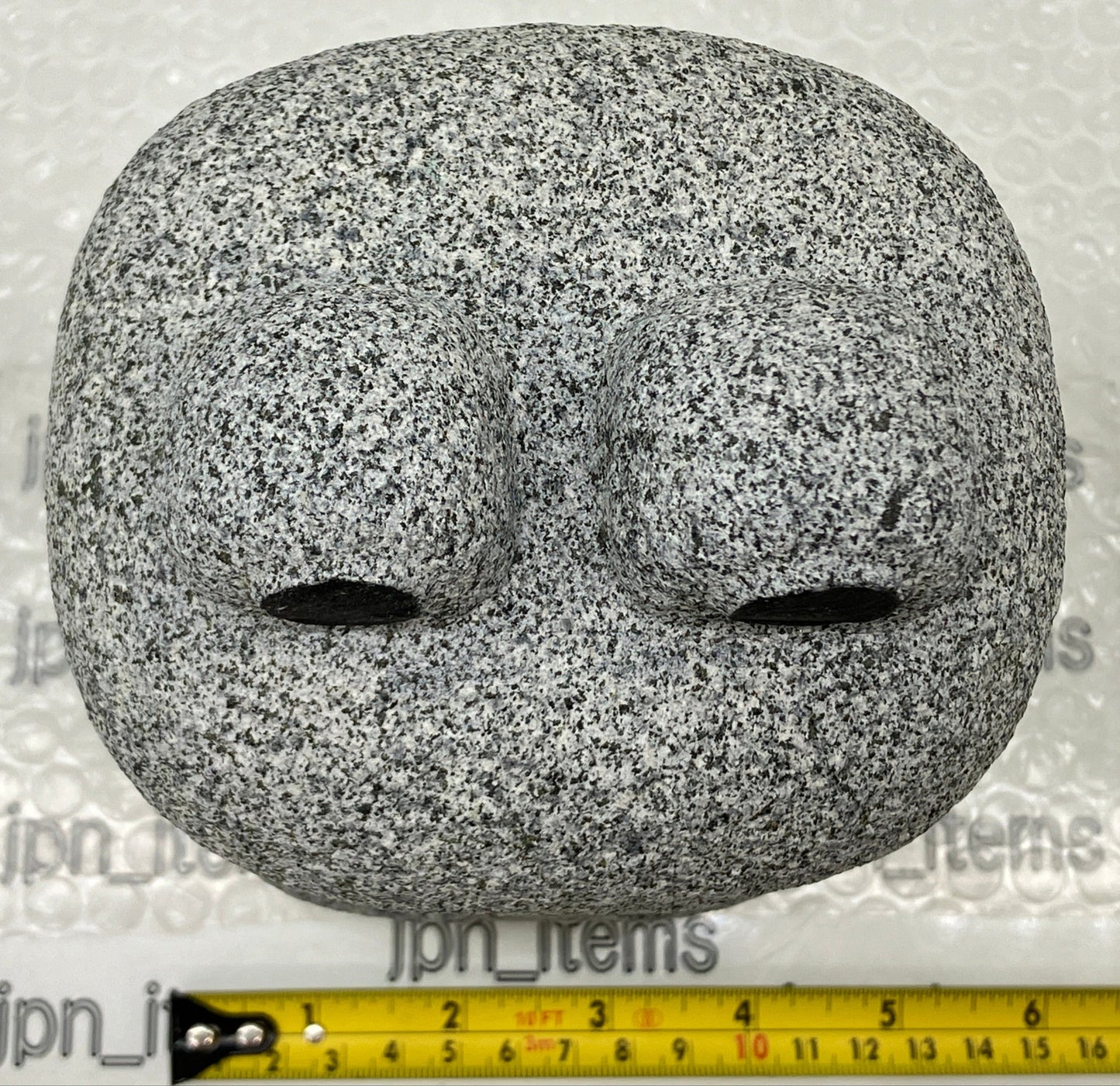 Frog Gray Granite Stone Sculpture