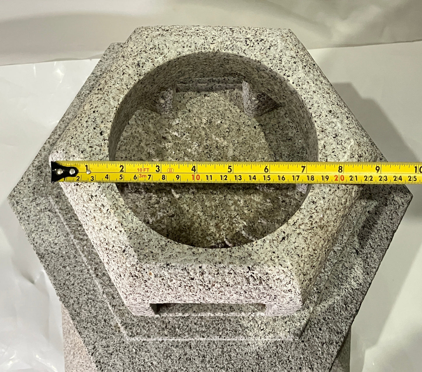 Zen Large Stone Lantern Yukimi Tourou Granite Japanese Garden Ornament Statue