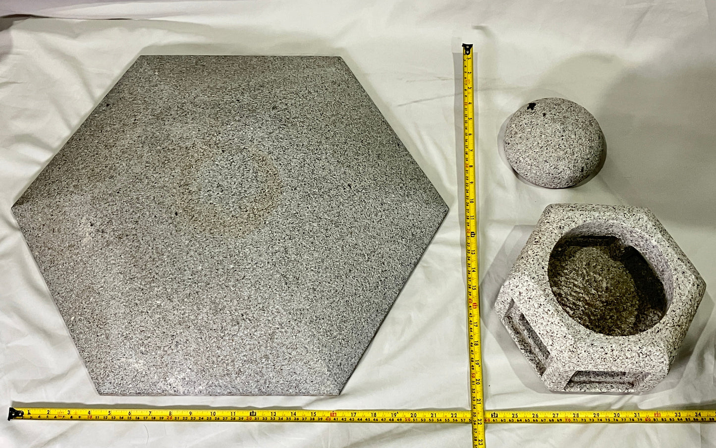 Zen Large Stone Lantern Yukimi Tourou Granite Japanese Garden Ornament Statue