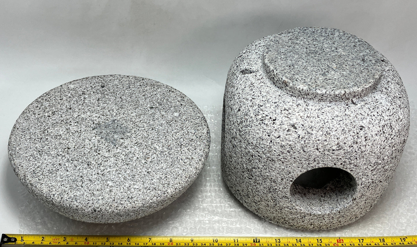 Mushroom Dome Style Granite Stone Lantern