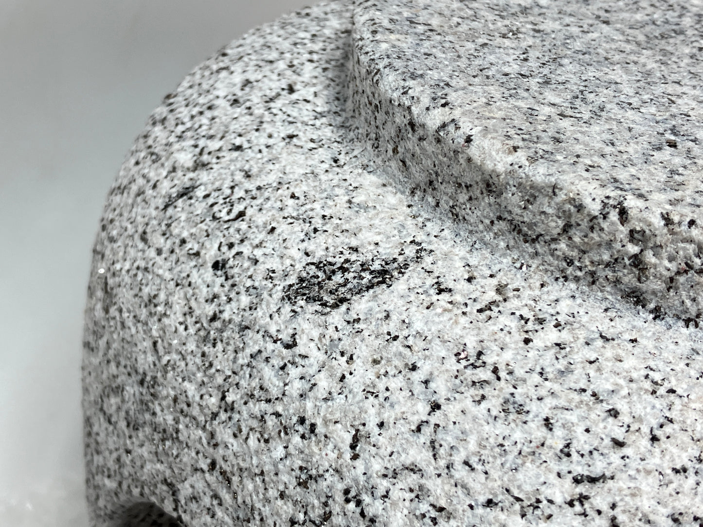 Mushroom Dome Style Granite Stone Lantern Handmade Japanese Art for Candle LED