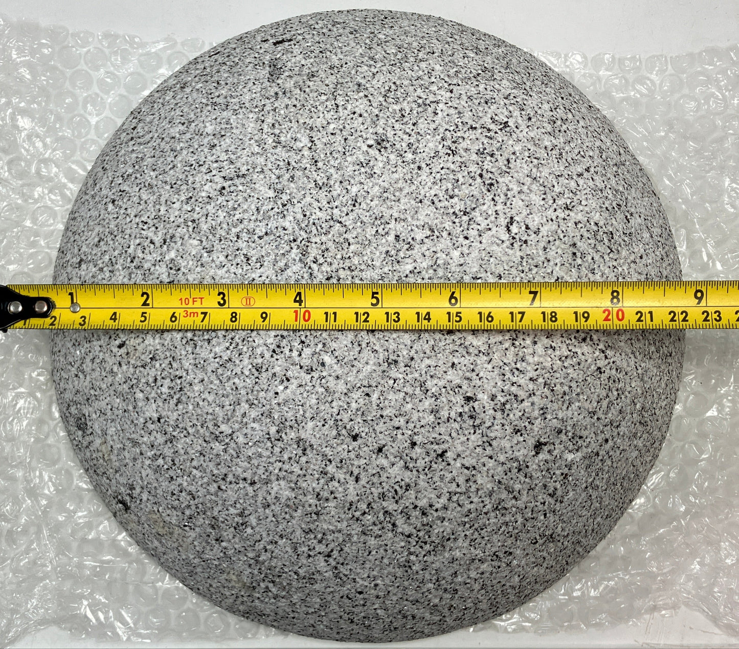 Mushroom Dome Style Granite Stone Lantern Handmade Japanese Art for Candle LED