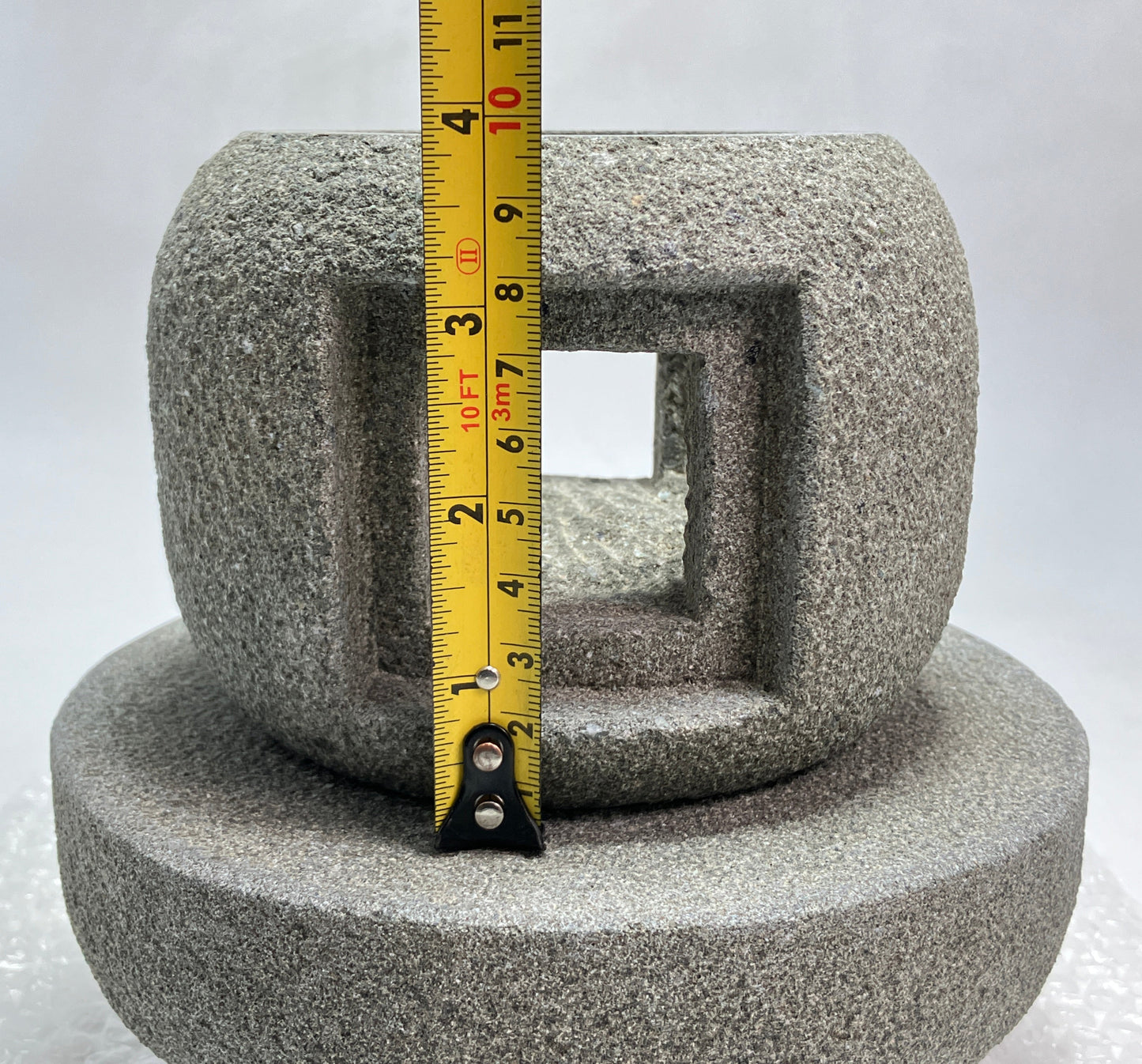 Zen Small Misaki Stone Lantern Gray Sandstone Japanese Garden Ornament Statue