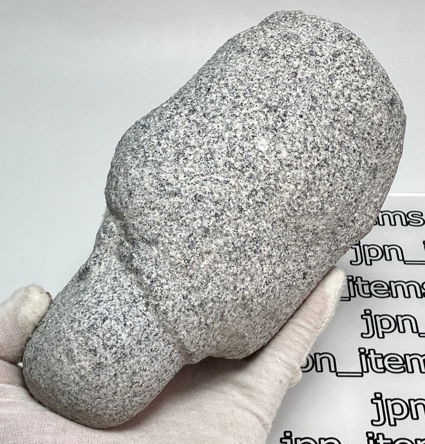 Seven Lucky Gods Jizo Fukurokuju Gray Granite Stone Sculpture Japanese Garden