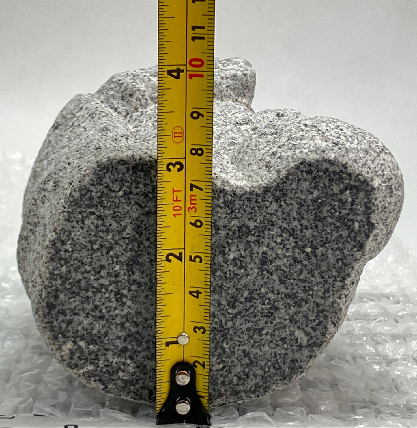 Seven Lucky Gods Jizo Budai Hotei Gray Granite Stone Sculpture Japanese Garden