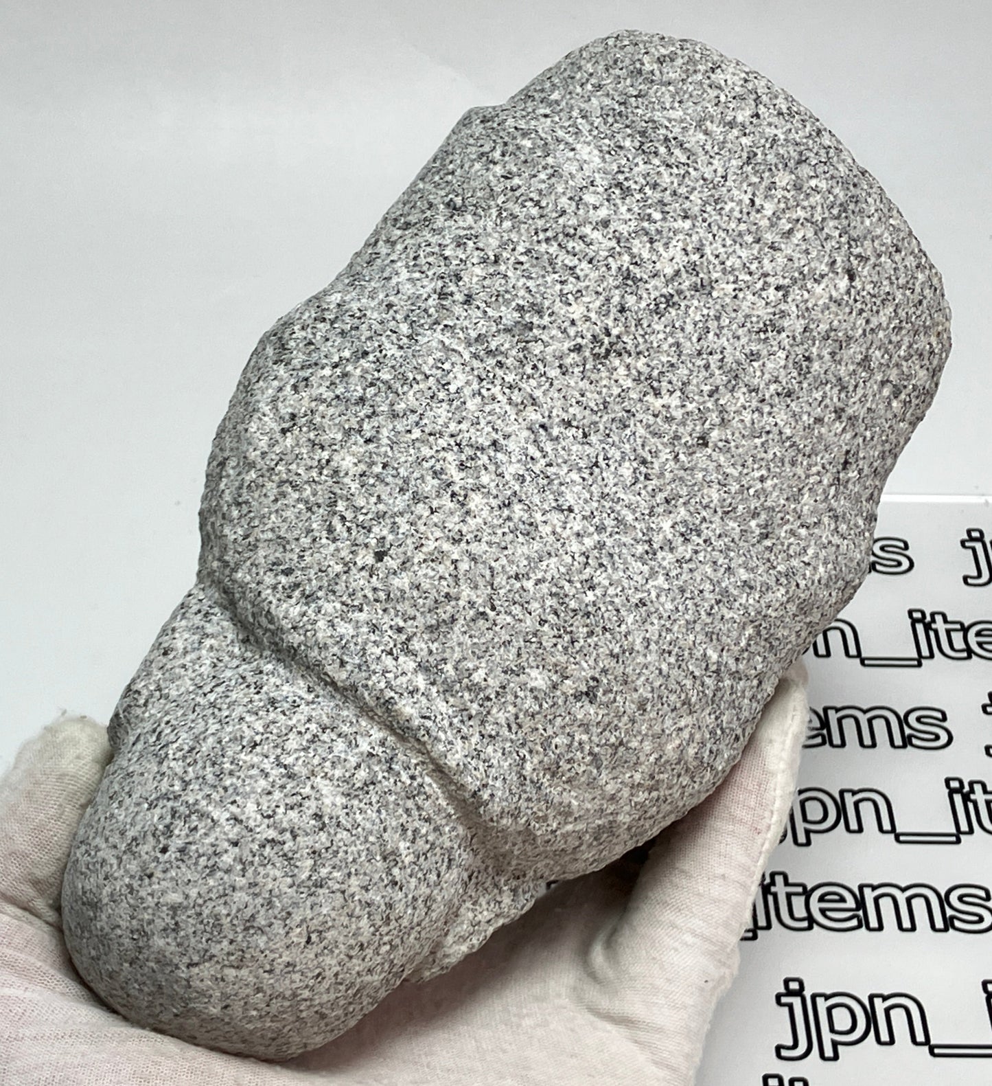 Seven Lucky Gods Jizo Budai Hotei Gray Granite Stone Sculpture Japanese Garden