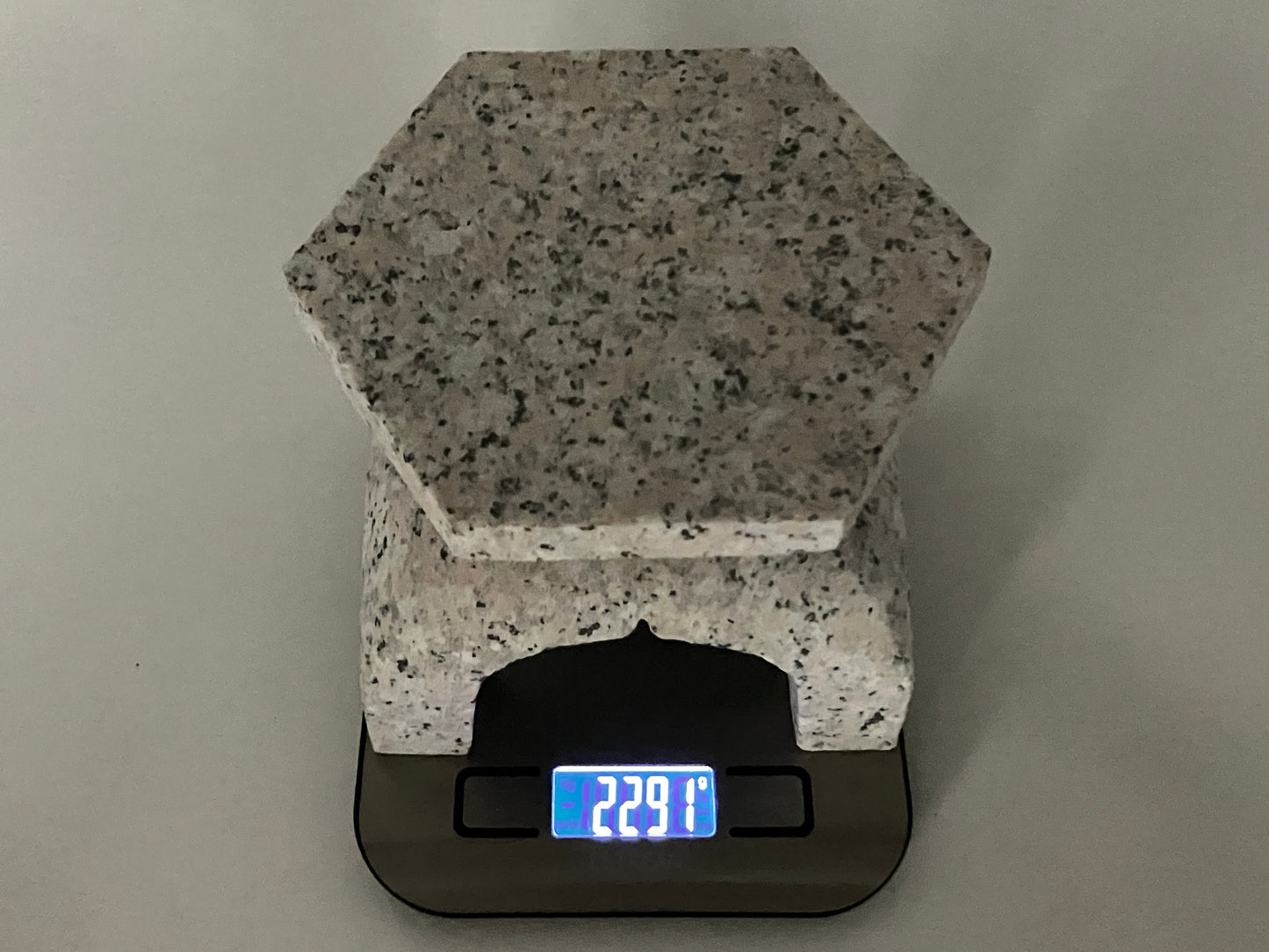Zen Pink Gray Yukimi Stone Lantern Tourou Miniature Granite Japanese Garden Statue