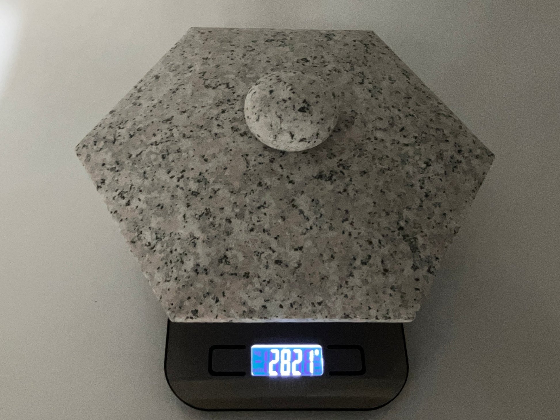 Zen Pink Gray Yukimi Stone Lantern