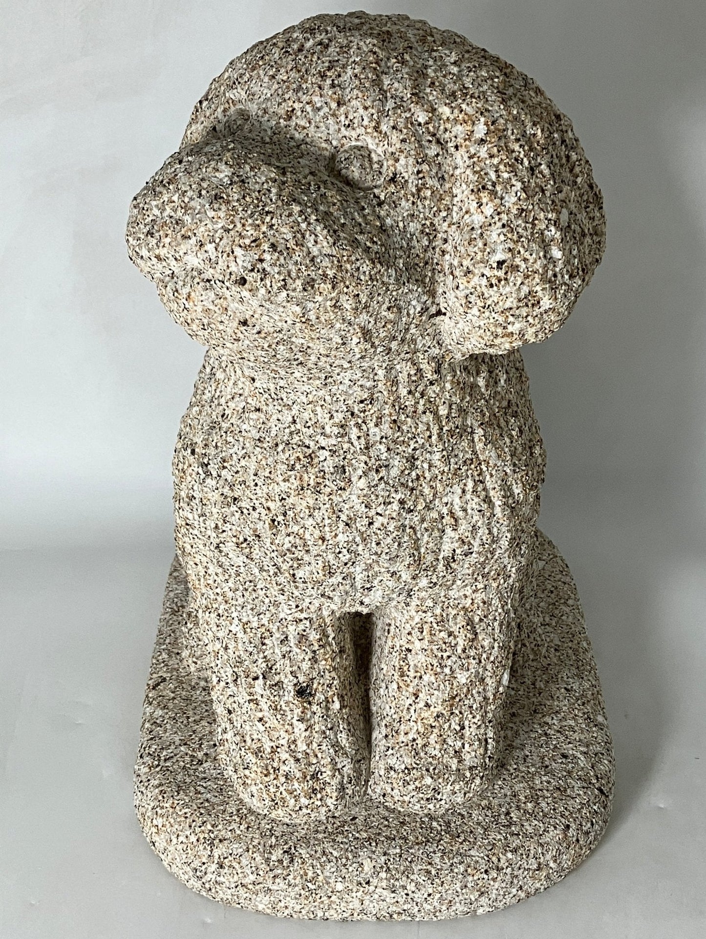 stone dog Poodle - japanstones.shop