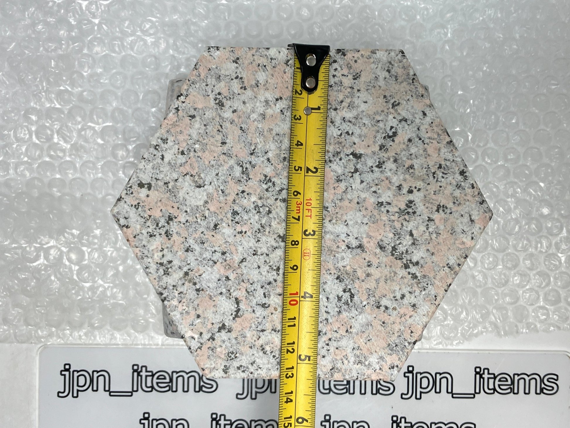 Zen Pink Gray Yukimi Stone Lantern