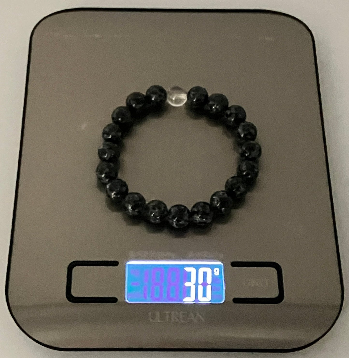 For Women Bichu Black Blue Diorite Stone Mala Beads Juzu Bracelet Japanese 10mm - japanstones.shop