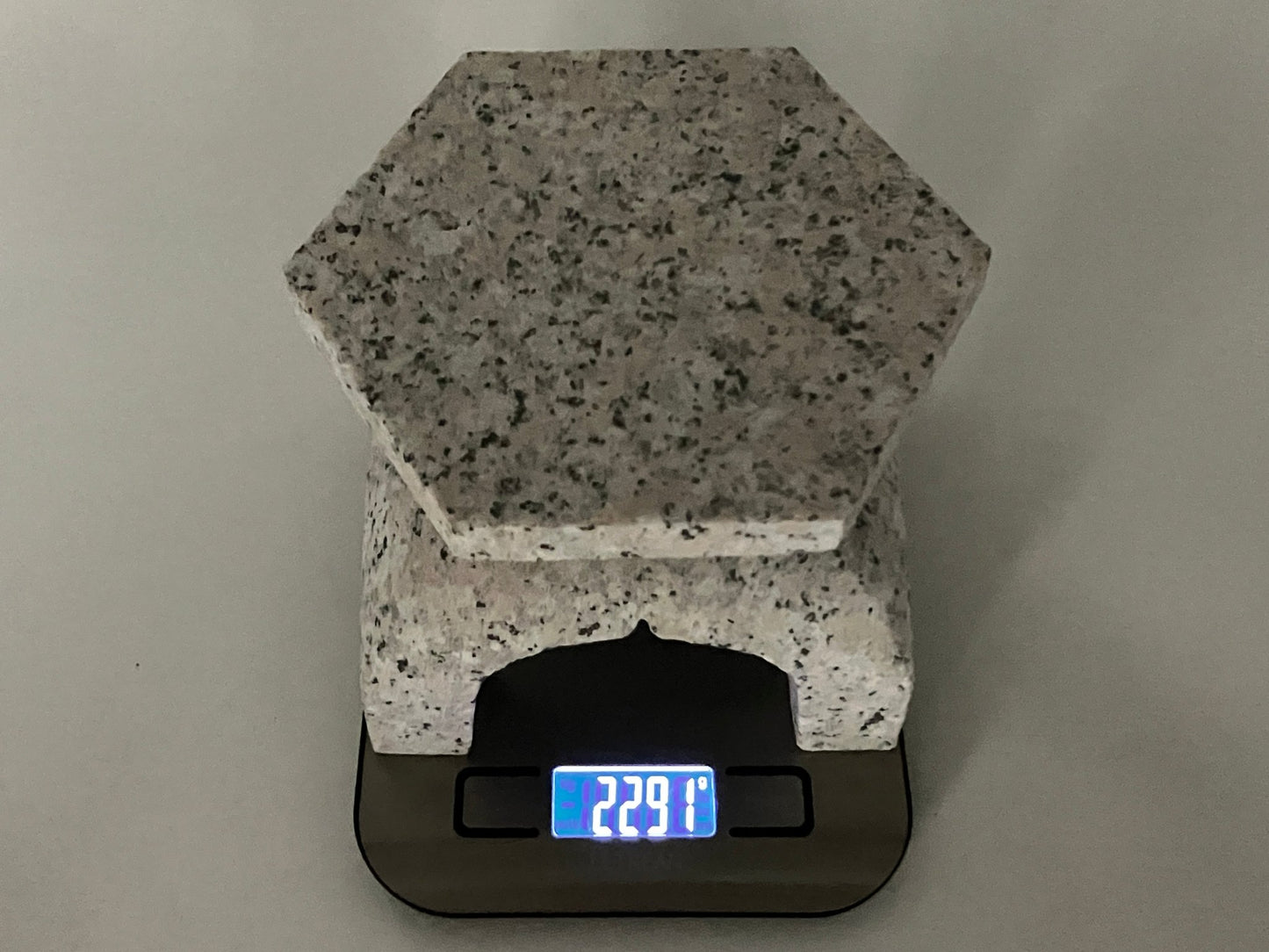 Zen Pink Gray Yukimi Stone Lantern