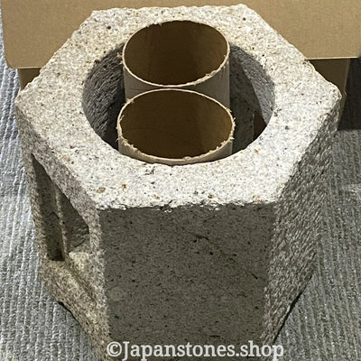 2019 Okishima Stone Sunshouan Lantern Shipped from Japan to the USA by UPS