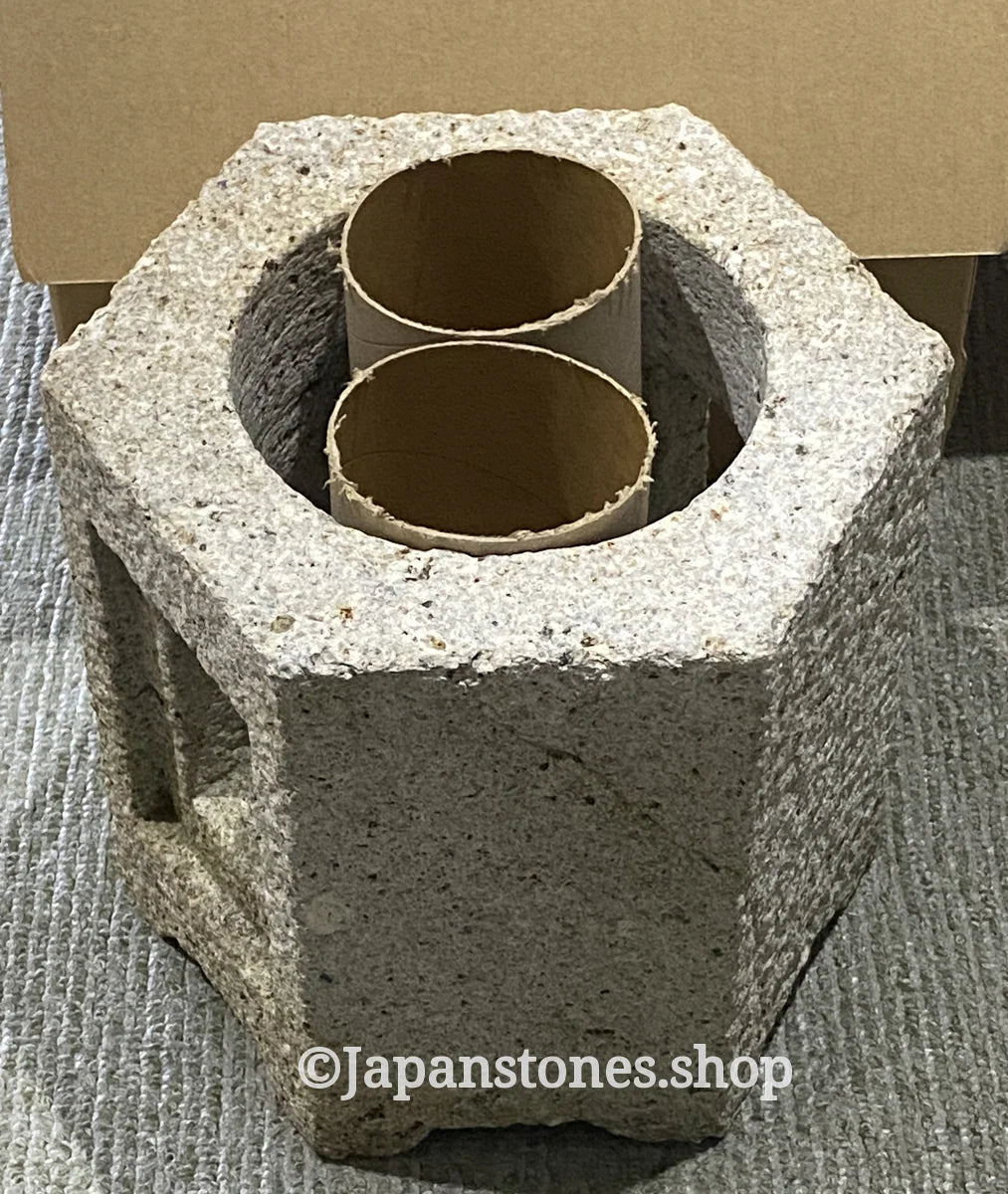 2019 Okishima Stone Sunshouan Lantern Shipped from Japan to the USA by UPS - Japanstones.shop