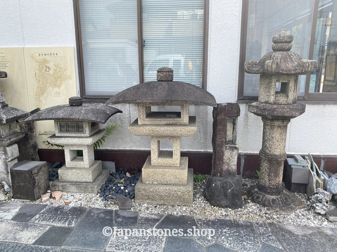Visiting a Stone Company in Moriyama Ward, Nagoya — Large Japanese Stone Lanterns at an Architectural Stone Specialist