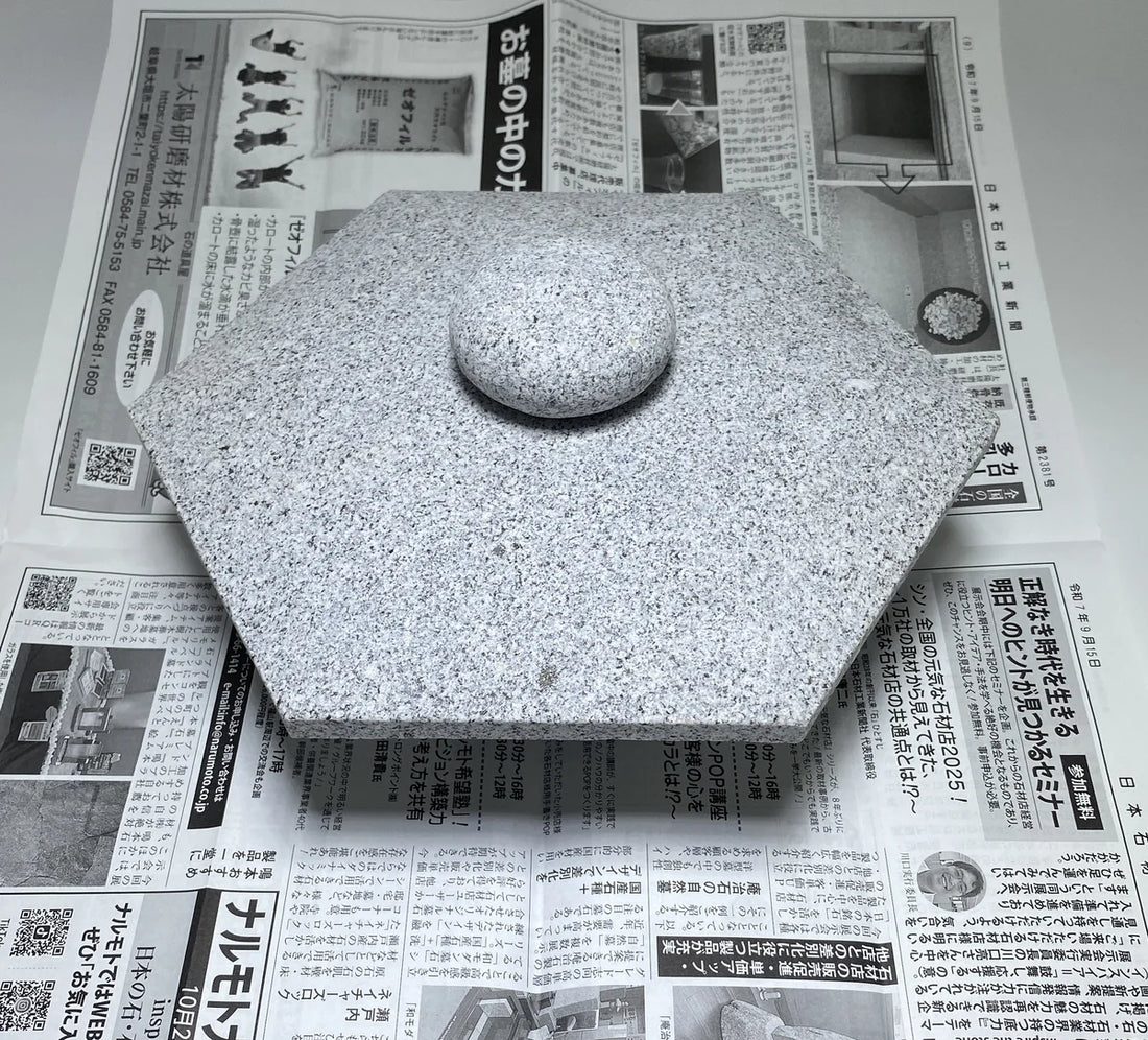 Packing and UPS Shipping a Granite Yukimi Stone Lantern to the United States