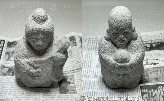 Benzaiten & Fukurokuju Stone Statues – UPS Shipping from Japan to the US”