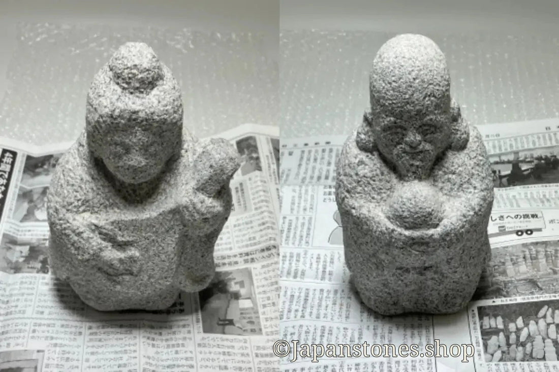 Benzaiten & Fukurokuju Stone Statues – UPS Shipping from Japan to the US” - Japanstones.shop