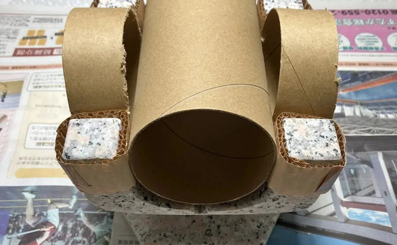 DHL Shipping: Yukimi Stone Lantern to Australia — Packing Method, Japan