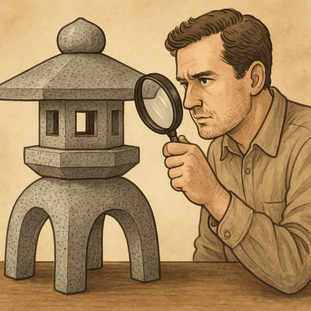 How to Identify a True Japanese Stone Lantern: 4 Types Compared - Japanstones.shop