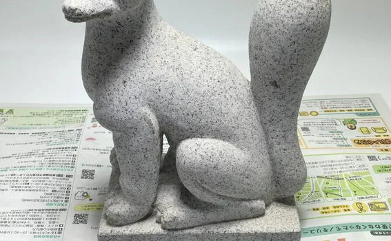 How We Pack a Granite Inari Fox Statue for International Shipping — Switzerland Delivery