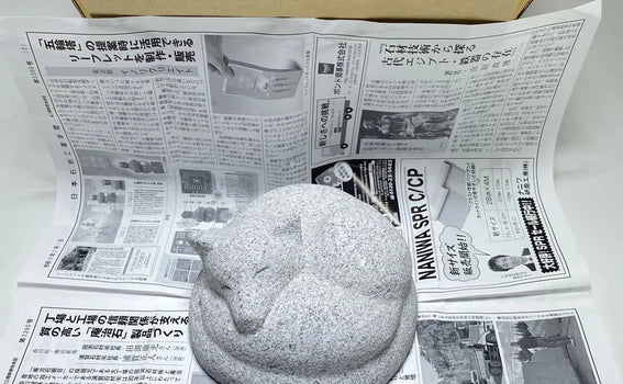 How We Packed a Granite Fox Statue for DHL Shipping from Japan to Germany