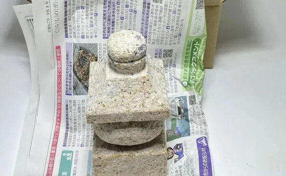 How We Packed a Small Gorinto Stone Pagoda for DHL Shipping from Japan to the United States