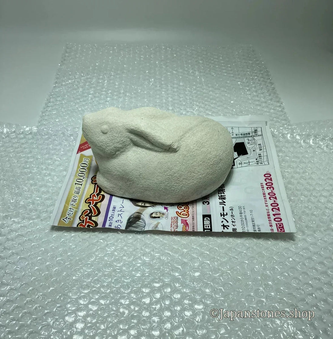 Marble Rabbit Sculpture Packing and DHL Shipping from Japan - Japanstones.shop