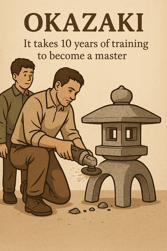 Okazaki Stonemasons: Mastering the Craft Through 10 Years of Apprenticeship - Japanstones.shop