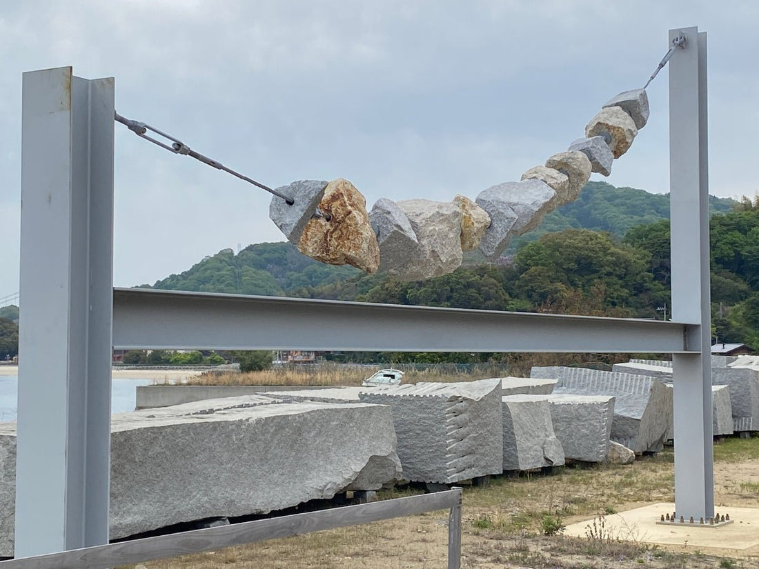 Japan Osaka Expo 2025 - Stone Necklace Quarrying Process - Japanstones.shop