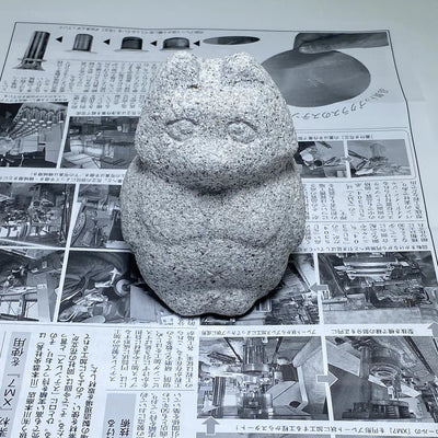 Packing and DHL Shipping a Granite Tanuki Sculpture to Germany