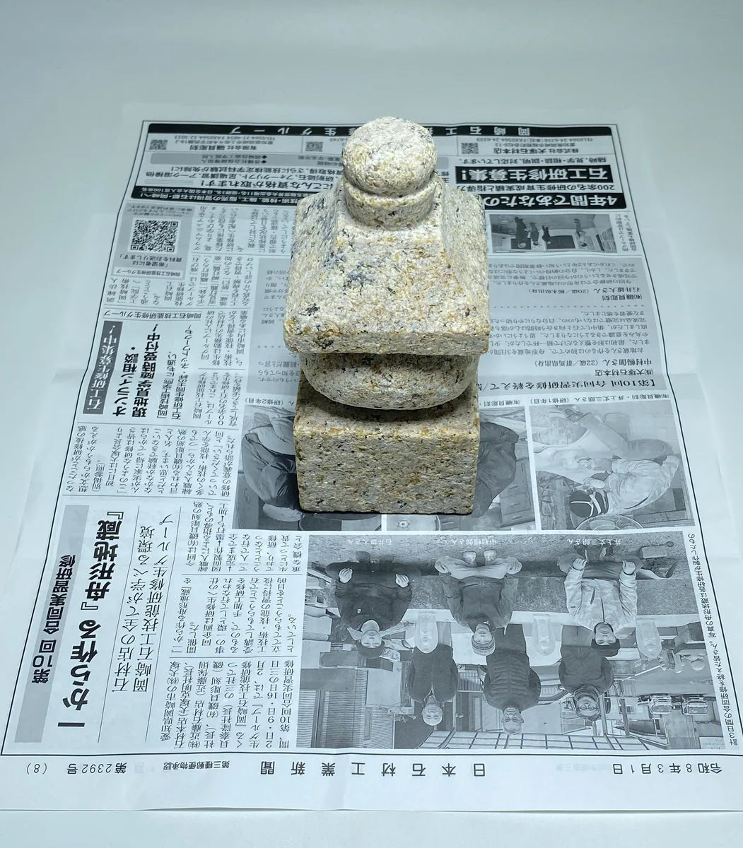 Packing and DHL Shipping a Japanese Stone Gorinto to the USA - Japanstones.shop