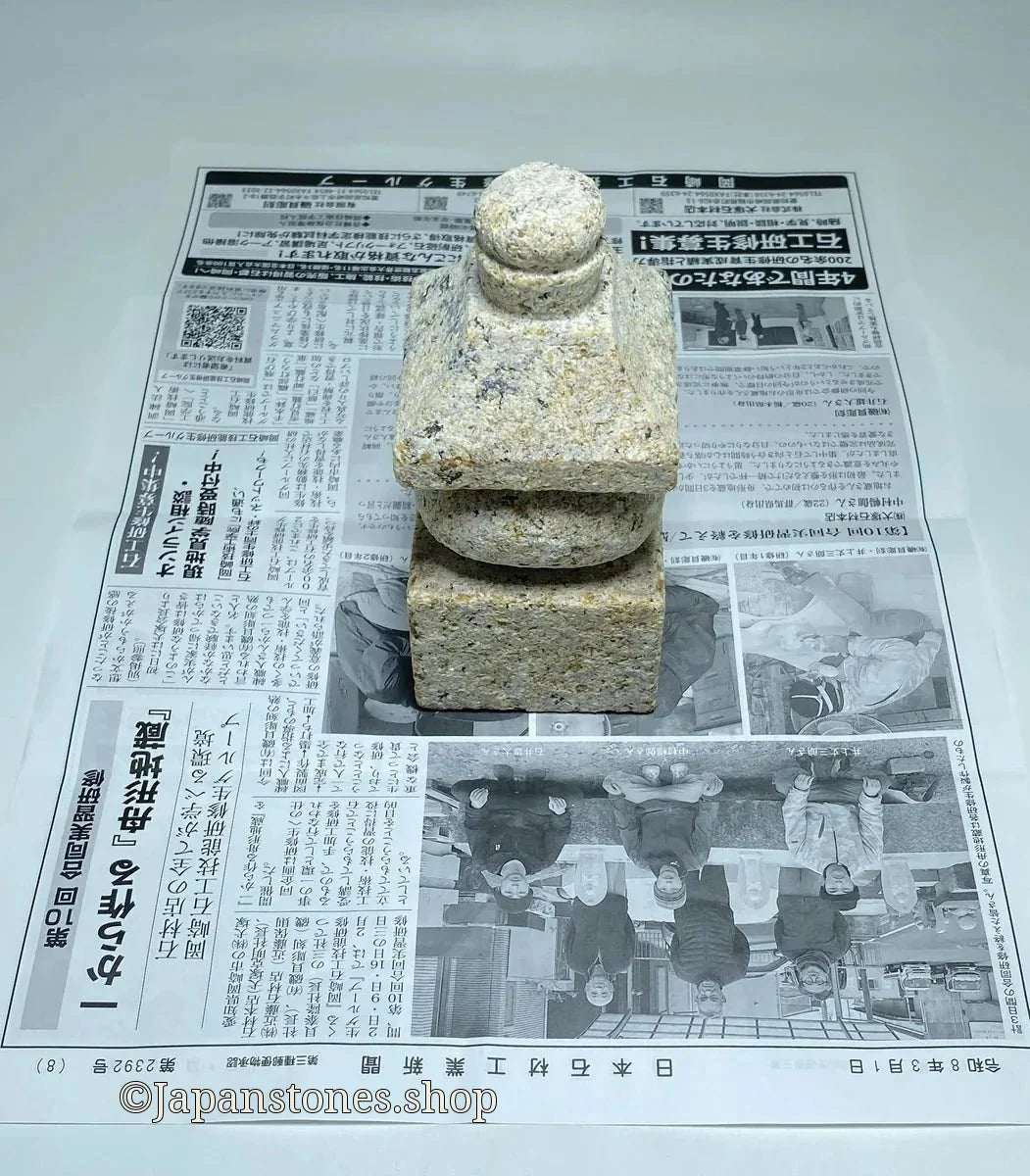 Packing and DHL Shipping a Japanese Stone Gorinto to the USA - Japanstones.shop