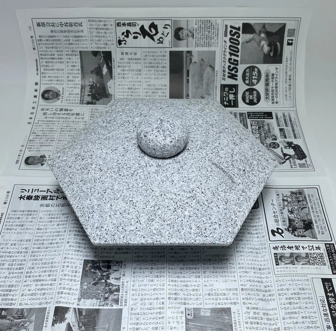 Packing and UPS Shipping a Granite Yukimi Stone Lantern to the USA - Japanstones.shop