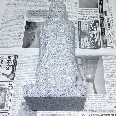 Packing and UPS Shipping a Japanese Stone Jizo Statue to the USA