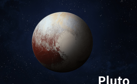 Pluto - Icy Dwarf Planet at the Solar Edge, No Granite