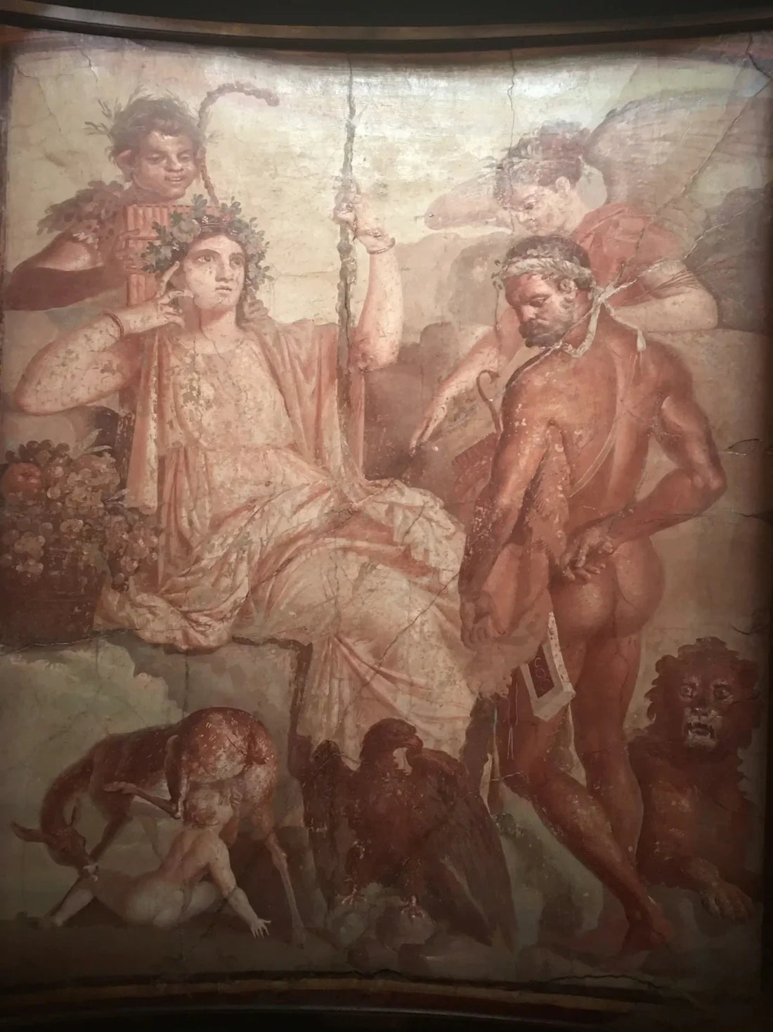 Pompeii wall painting