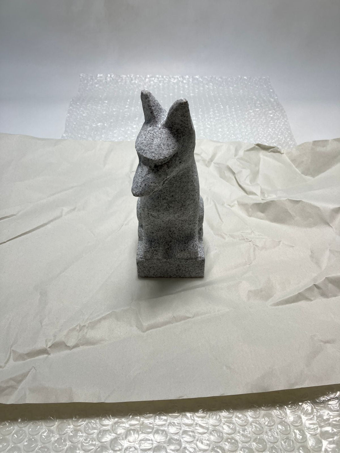 Safe Delivery of Fox Sculpture to the United States via UPS - Japanstones.shop