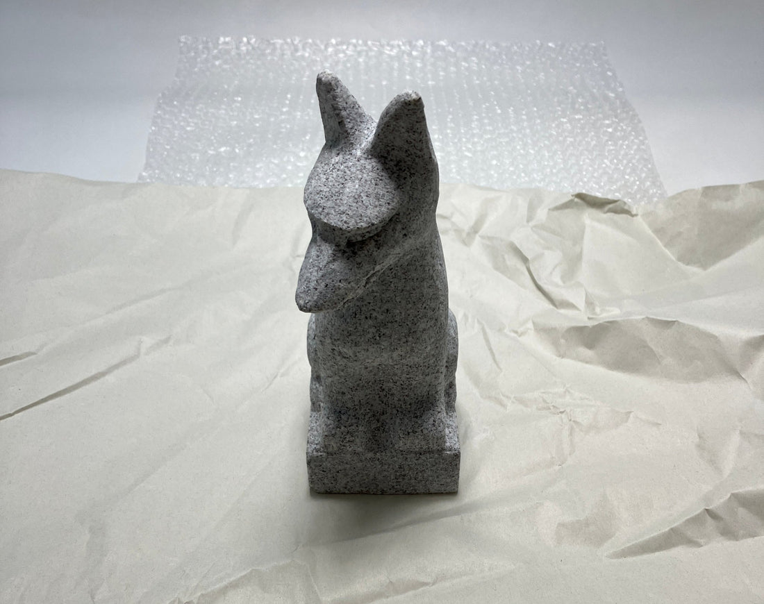 Safe Delivery of Fox Sculpture to the United States via UPS - Japanstones.shop