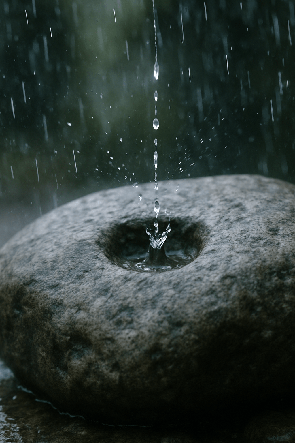 Stone Proverbs No.4 : Dripping Water Wears Away the Stone - Japanstones.shop