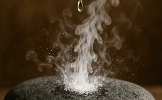 Stone Proverbs No.5 : A drop on a hot stone