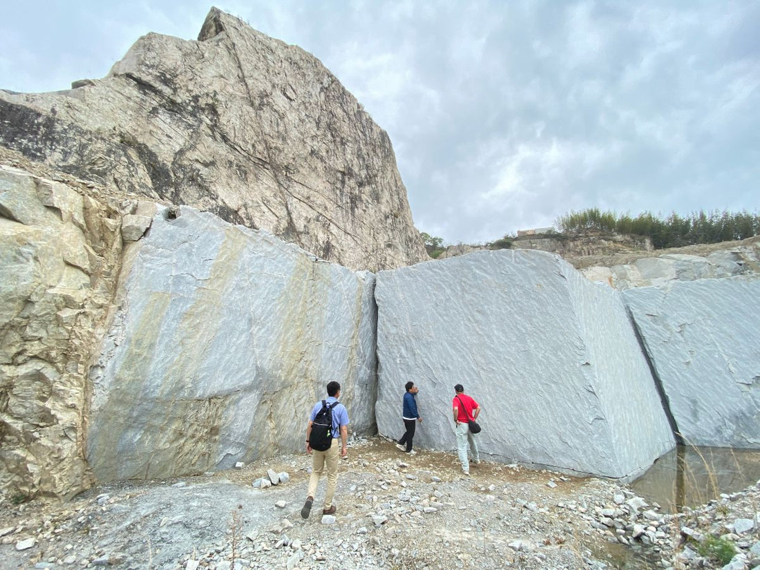 The Divide Between Real and Replica - Visiting the Quarry - Japanstones.shop