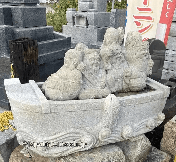 The Seven Lucky Gods as a Festive 2026 New Year Parade - Japanstones.shop