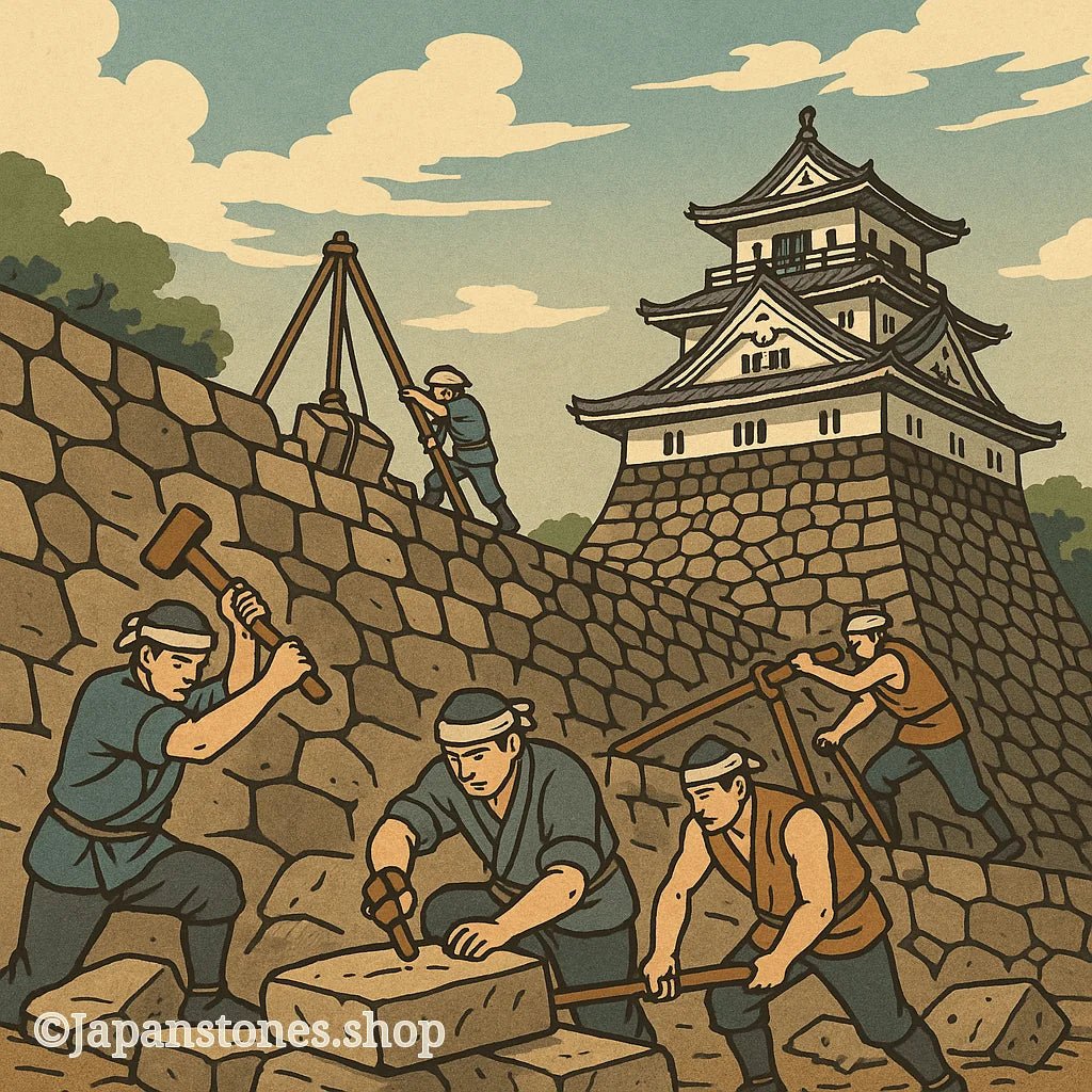 The Stonemasons Who Built Okazaki Castle - Granite & Craftsmanship - Japanstones.shop