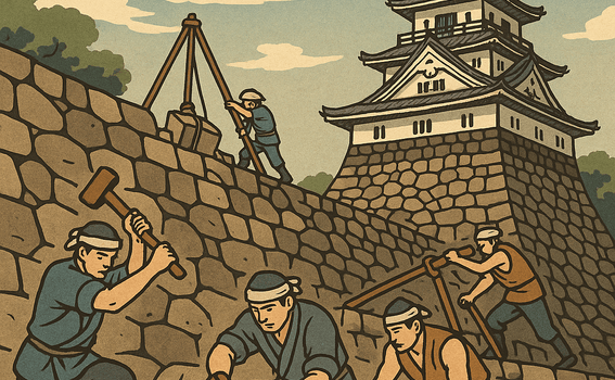 The Stonemasons Who Built Okazaki Castle - Granite & Craftsmanship