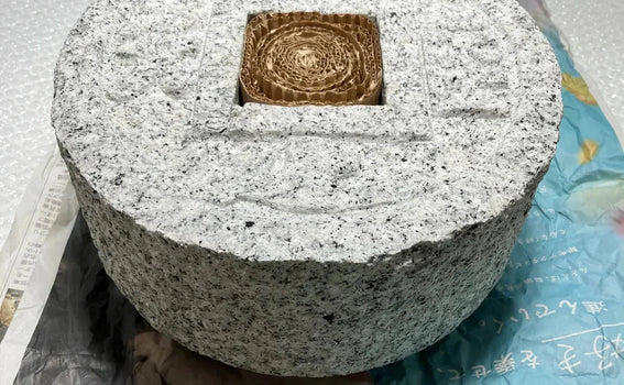 Tsukubai Stone Water Basin Shipped to the United States by UPS from Japan